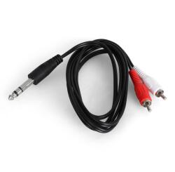 Auna CJ-264-1.5, cinch - 6.3 mm-es jack, 1.5 M (CJ-264-1.5M) (CJ-264-1.5M)