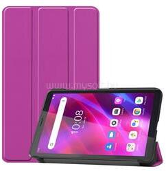 Gigapack Lenovo Tab M7 / Tab M7 GIGAPACK Tok álló, bőr hatású FLIP, asztali tartó, LILA (GP-126369) (GP-126369)