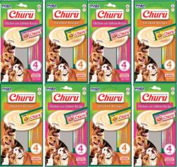 Inaba Foods Churu 4P gustări pentru câini cu aromă de pui și somon 4x(4x14g) + INABA Churu 4P gustări pentru câini cu aromă de pui 4x(4x14g) - eurohrana - 124,64 RON