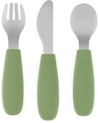 Petite&Mars Take&Match Stainless Steel Cutlery Set прибор за деца Sweet Pea 12m+ 3 бр