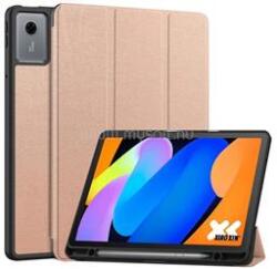 Gigapack Lenovo Idea Tab / Idea Tab GIGAPACK Tok álló, bőr hatású aktív FLIP, ceruza tartó, ROZÉARANY (GP-179088) (GP-179088)