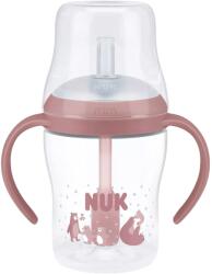 Nuk Бебешко шише NUK Perfect Match - Със силиконова сламка, TC, РР, 150 ml, Мечка (10215402) - ozone