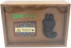 Zen Home Kerámia Szantál kúpfüstölővel/szett