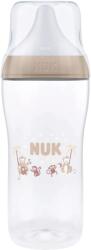 Nuk Шише със силиконов биберон NUK Perfect Match - 360 ml, размер XL, 6м+, Маймуна, бежово (10217001) - ozone
