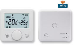 Volt Romania Termostat Centrala Termica inteligent WIFI control Vocal Wirelress Tuya, Histerezis 0.1 Grade, Volt Romania (VR-SS311RF-WF)