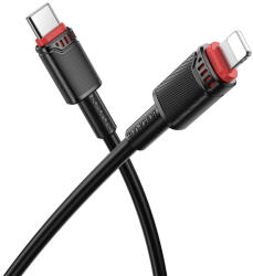 BOROFONE Kábel BX110 Beneficio - USB Lightning 2, 4A 1 méter fekete