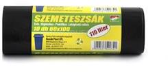  Szemeteszsák 110 liter 60 x 100 cm 25 mikron 10 db/tekercs fekete (EGYEB_60748) (EGYEB_60748)