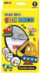 EG Üvegfesték készlet sablonnal - munkagépek Glass Deco (SD10P6-CT)