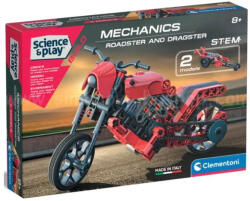 Clementoni Mechanikus műhely - Roadster és Dragster motor (50813)