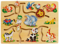 Fakopáncs Útvesztő labirintus játék nagy, állatos (0088-A)