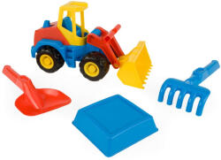 Wader Quality Toys Wader: Tech Truck homlokrakodó homokozószettel (70422)