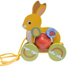 Fakopáncs Húzogatós nyuszi pasztell színben (9013)