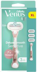  Venus Gillette Venus Deluxe Smooth Sensitive borotva (3 db borotvabetéttel)