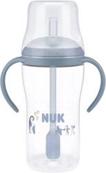 Nuk Бебешко шише NUK Perfect Match - Със силиконова сламка, TC, РР, 260 ml, Пингвин (10216318) - ozone