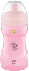 MAM Sports Cup gyerekkulacs Pink 330 ml | MAM SPORTKUPA 330ml, 12+ hónapos - lány