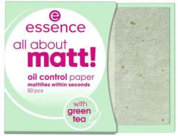 Essence All About Matt! Zsírtalanító papírok 50 db