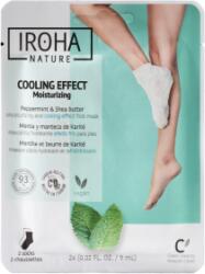  Iroha Nature Peppermint and Shea Butter lábmaszk, 2 × 9 ml - lavonio