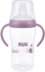 Nuk Бебешко шише NUK Perfect Match - С накрайник за сок, TC, РР, 260 ml, хипо, лилаво (10216312) - ozone