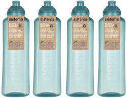 Sistema Ocean Bound Swift Squeeze Twist N Sip Kulacs 480 Ml, 4 Pack, Menta | Sistema Ocean Bound Swift Squeeze Twist n Sip Kulacs 480 ml, 4 pack zöld