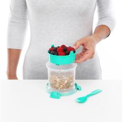 Sistema 21355 Breakfast TO GO Műanyag ételtároló 0.53L - Menta zöld (21355) (21355) - lavonio