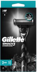 Gillette Mach3 Charcoal + 2db pótfej