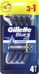 Gillette Eldobható borotvák Blue3 Plus Comfort 3+1 db | Gillette Blue3 comfort plus 4 db-os eldobható borotva | Gillette Blue3 Plus Comfort 4db