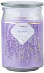  Emocio Üvegbe Töltött Illatgyertya Lavender Üvegfedéllel 93X142Mm - lavonio
