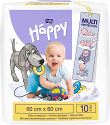  Bella Happy Bella Baby Happy alátét 60 x 60 cm-es (10 db) | Bella Happy pelenkázó alátét 60x60 10 db