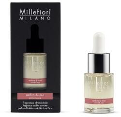 Millefiori Milano Ambra & Rosa Fragrance Soluble in Water 15 ml - lavonio