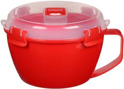 Sistema Microwave Ételtároló Doboz Tésztára És Hasábra 940 Ml, Piros - lavonio