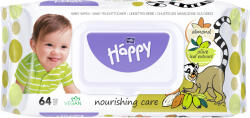 Bella nedves törlőkendők Mandula & Olíva 64db | Bella HAPPY Baby mandula és olajbogyó, 64 darab