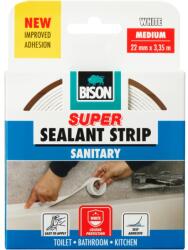 BISON Bandă de etanșare autoadezivă SEALANTSTRIP SANITARY WHITE 22 mm