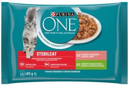 ONE pulyka és lazac macskaeledel (4 x 85 g)