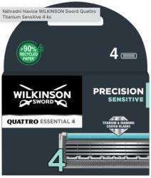 Wilkinson Sword Borotvabetét Quattro Titanium Bulldog Sensitive 4 db | Wilkinson Sword Quattro Essential 4 Precision Sensitive tartalék pengék 4 db
