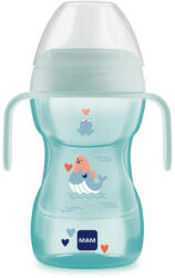 MAM FUN TO DRINK CUP 270ml, 8 hónaposnál idősebb - fiú | MAM Fun to Drink Cup gyakorlóbögre Green 270 ml