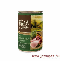 Sam's Field kutyakonzerv 400g csirke-répa