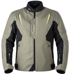  Túra motoros kabát W-TEC Karmal, levehető CE protektorok, Maxdura® 600-D szövet, vízálló klímamembrán, léghűtéses rendszer fekete-olivazöld 3XL