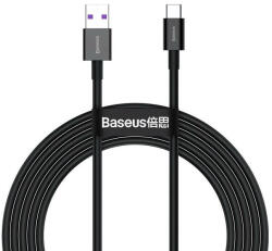 Baseus Superior Series USB Type-A to USB Type-C 2m gyorstöltő adatkábel (CATYS-A01) fekete
