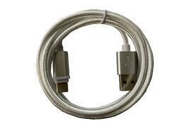 BlackBird BH196 SILVER Lightning Adatkábel 1 m Ezüst 2A (Extra erős anyagból)