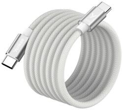 YENKEE YCU MAGNETIC 03 wh USB-C/C 60w adatkábel (37000589) fehér
