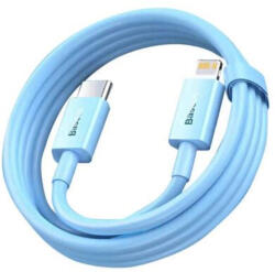 Baseus Superior Series Type-C to iPhone 1m gyorstöltő adatkábel (CAYS001903) világoskék