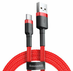 Baseus Cafule USB - Type-C 2m gyorstöltő adatkábel (CATKLF-C09) piros
