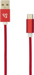 SBOX USB Male -> TYPE-C Male Kábel (USB-TYPEC-15R) piros