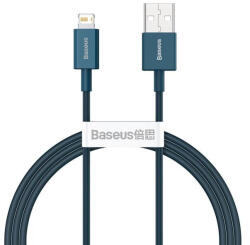 Baseus Superior Series USB to iPhone 1m gyorstöltő adatkábel (CALYS-A03) kék