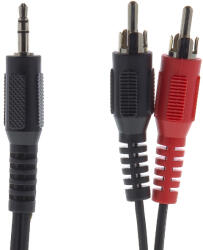 Sencor SAV 104-020 audio kábel, 3, 5mm jack - 2x RCA (35020171)