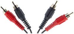 Sencor SAV 102-025 audio kábel 2x RCA - 2x RCA (35020167)