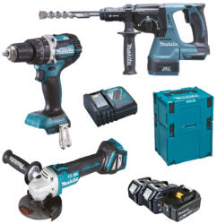 Makita DHP484 DHR243 DGA513 Gépszett - 3x5, 0 Ah