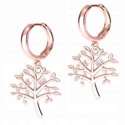  Aranyozott Életfa Fülbevaló Faágak Levelekkel 925 EZÜST