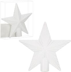 SPRINGOS karácsonyfadísz csillag 22cm, fehér (CA1512)