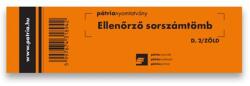 PÁTRIA Nyomtatvány ellenőrző sorszámtömb PÁTRIA D2 100 lapos 146x40 mm zöld (D.2/ZÖLD) - vectraline